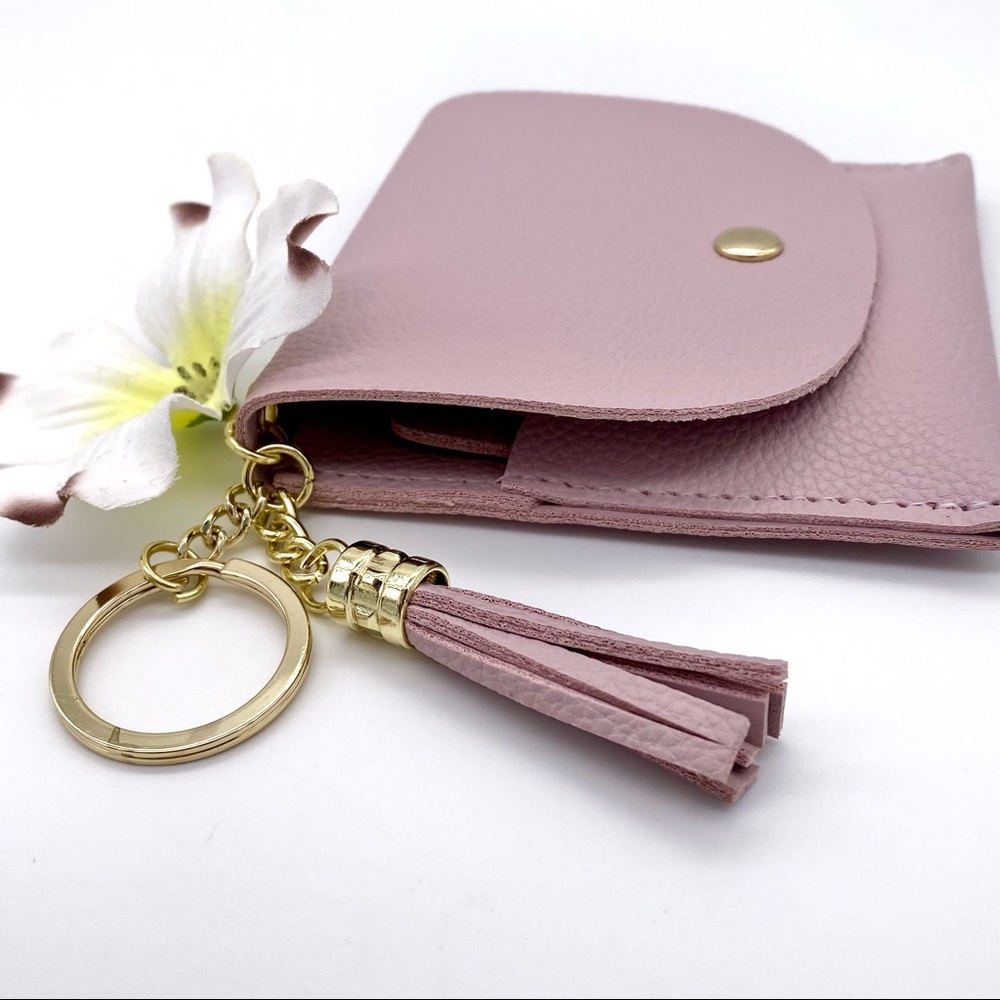 NWT Lark & Ives Vegan Leather Card Purse Wallet in Lavender Fog - Picture 5 of 15